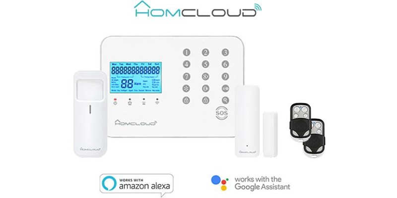 Kit Antifurto wireless 10P Homcloud Wi-Fi + GSM PRO