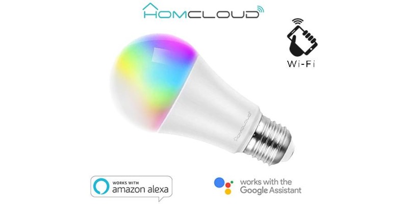 Lampadina Wi-FI RGB + Bianco CCT E27 dimmerabile