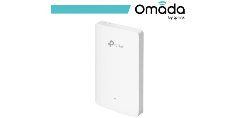 Omada Access Point Wall-Plate MU-MIMO AC1200 con porte Gigabit - EAP235-Wall