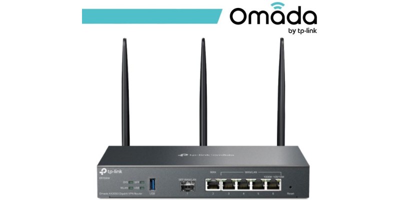 Omada Router VPN Multi WAN - Wi-Fi 6 AX3000 - ER706W