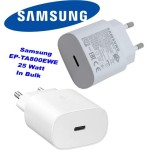 Caricatore EP-TA800EWE Samsung USB-C 25 Watt Bianco in Bulk