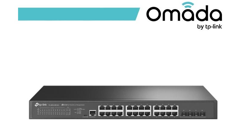 Omada Switch Managed L2+ con 24 Porte 2.5GBASE-T e 4 slot SFP+ 10GE- SG3428X-M2