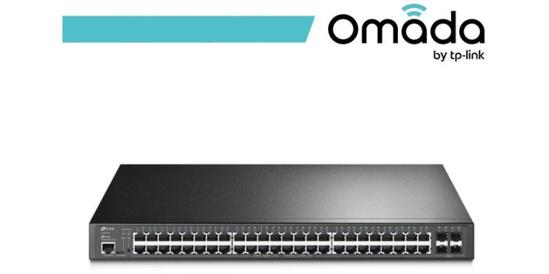 Omada Switch L2+ con 48 Porte Gigabit PoE+ 4 SFP - SG3452P