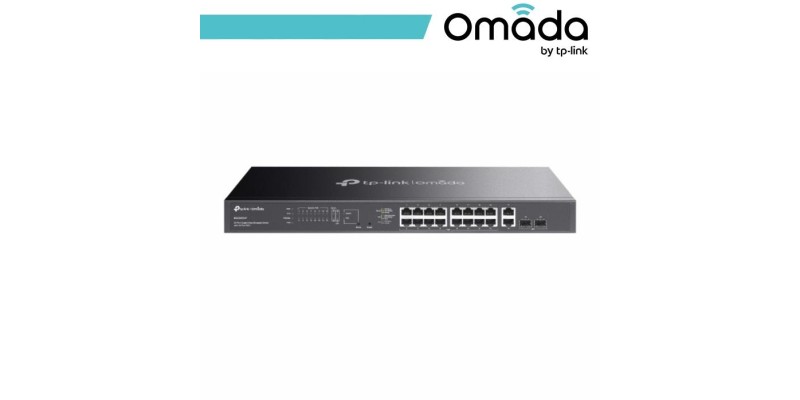 Omada 20-Port Gigabit Easy Managed Switch with 16-Port PoE+ - ES220GMP