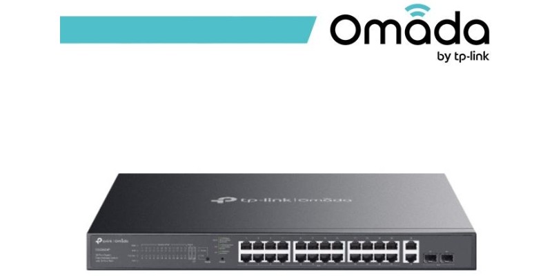 Omada 28-Port Gigabit Easy Managed Switch with 24-Port PoE+ - ES228GMP